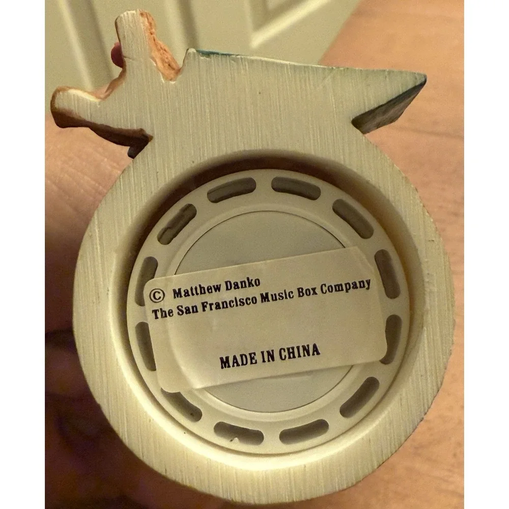 Vtg San Francisco Music Box Co Ornament Our First Christmas Together Medley 2001